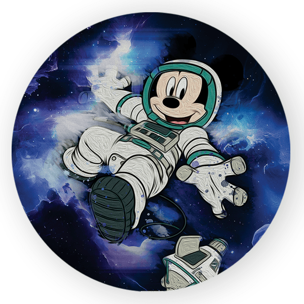 Painel Redondo Decorativo Mickey