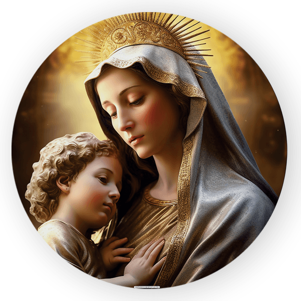 Painel Redondo Decorativo Nossa Senhora