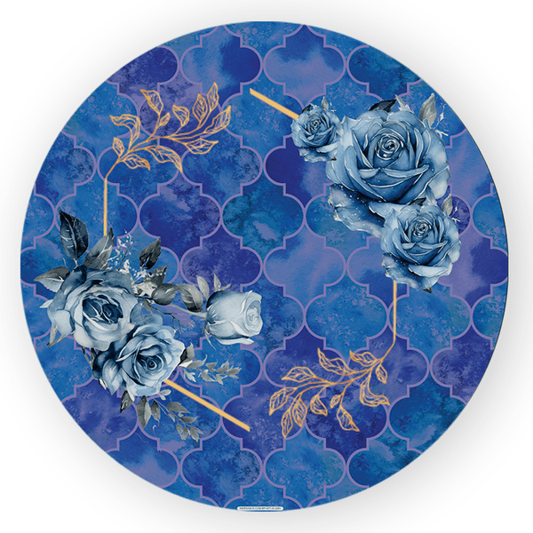 Painel Redondo Decorativo Rosas