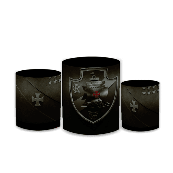 Capa Trio Cilindro Decorativo Vasco