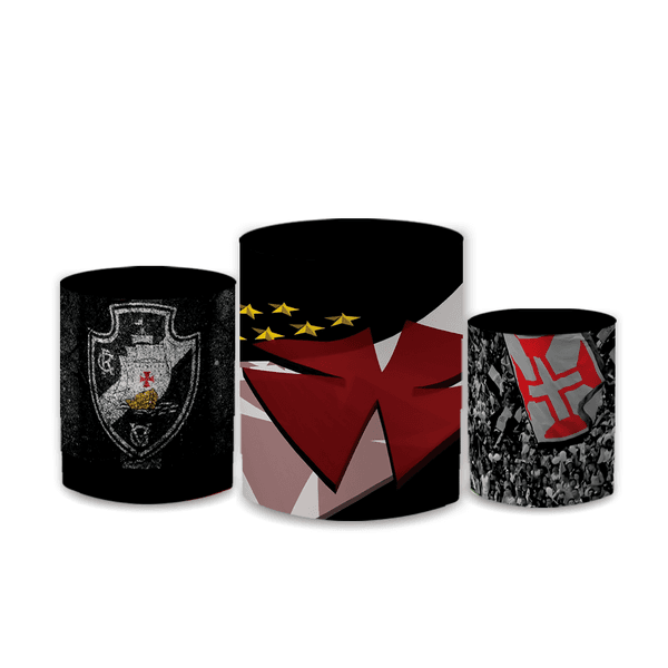 Capa Trio Cilindro Decorativo Vasco 