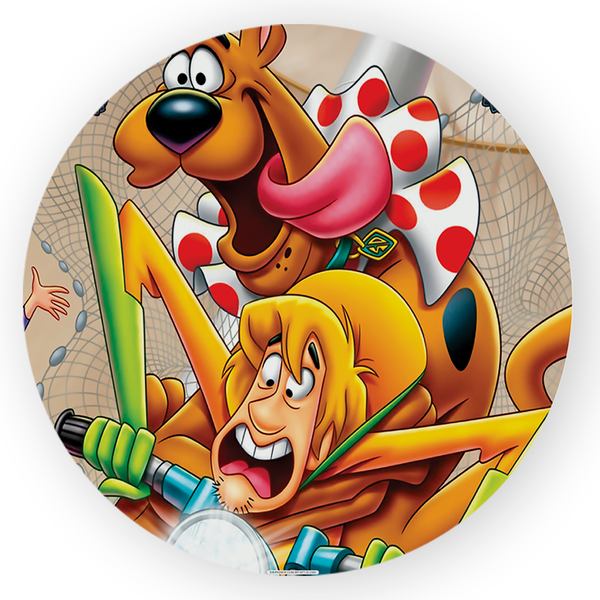 Painel Redondo Decorativo Scooby Doo