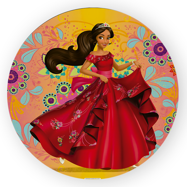 Painel Redondo Decorativo Princesa Elena