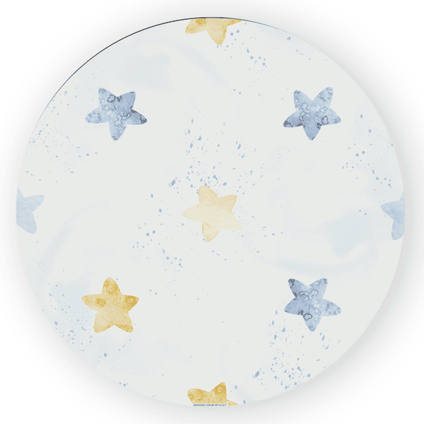 Painel Redondo Decoração Estrelas
