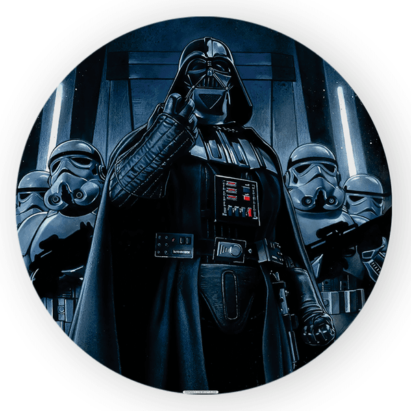 Capa Painel Redondo Decorativo Star Wars