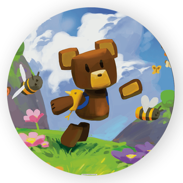 Painel Redondo Decorativo Super Bear