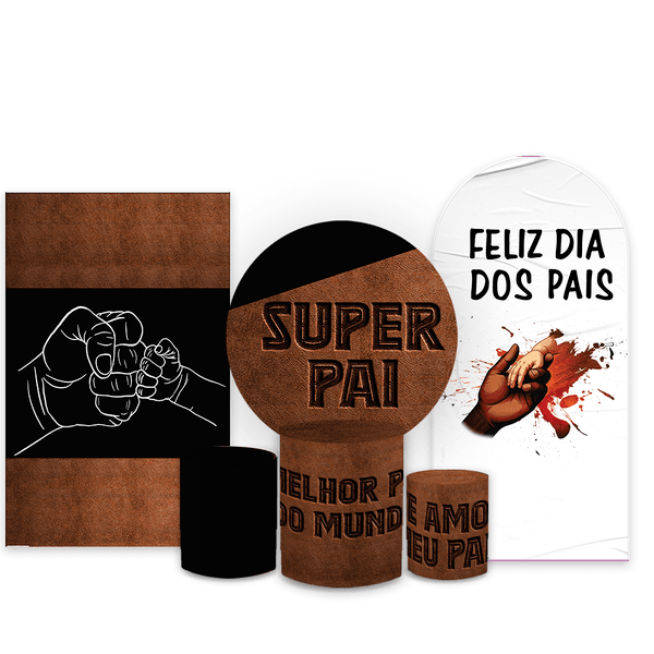 Kit Capa Painel Completo Decoração Festa Infantil Dia Dos Pais
