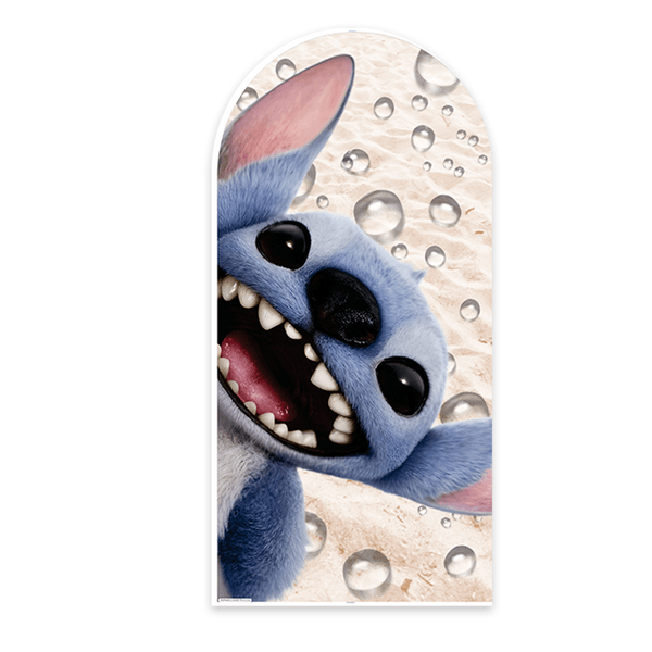 Painel Romano Veste Fácil Decoração de Aniversário Tema Stitch 