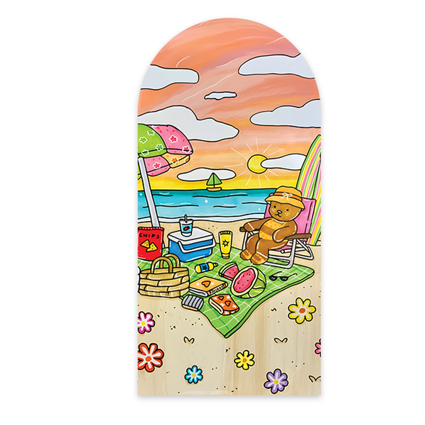 Painel Romano Veste Fácil Decoração de Aniversário Tema Bobbie Goods