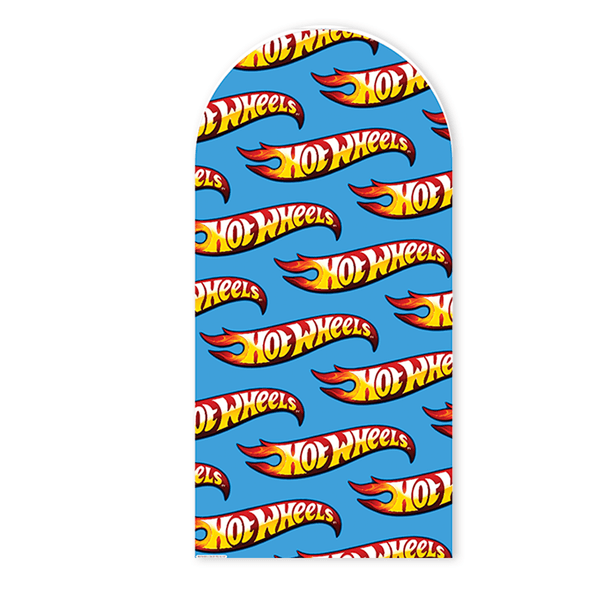 Painel Romano Veste Fácil Decoração Para Comemoração de Aniversário Hotwheels 