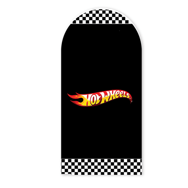 Painel Romano Veste Fácil Decoração Para Comemoração de Aniversário Hotwheels
