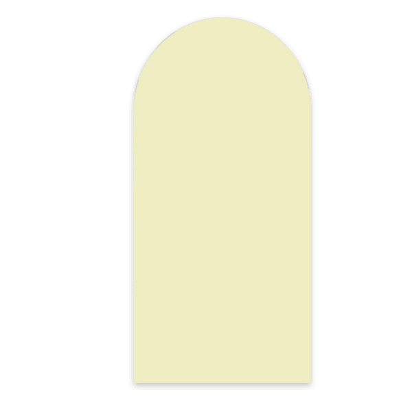 Painel Romano Veste Fácil Decoração Para Comemoração de Aniversário Liso Amarelo Pastel