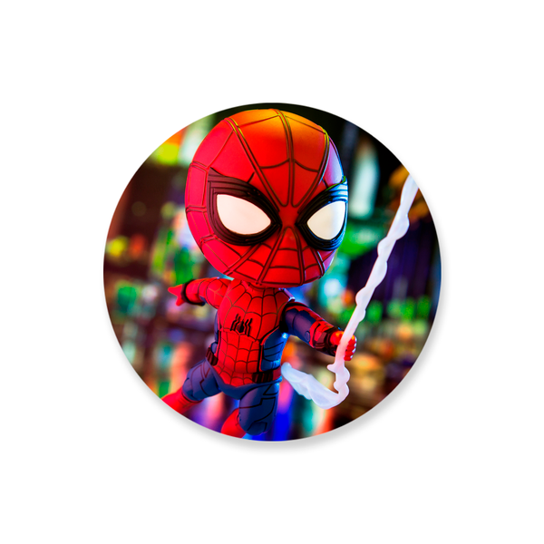 Capa Painel Redondo Avengers Homem Aranha Baby