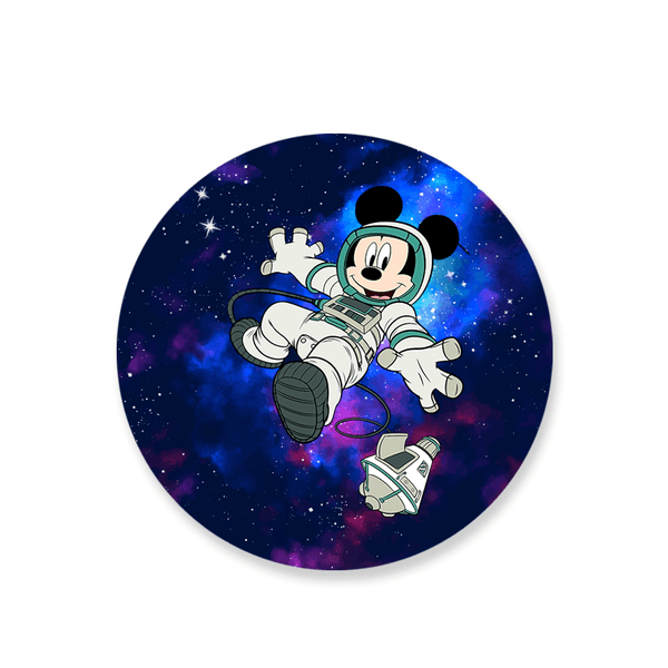Capa Painel Redondo Mickey Astronauta