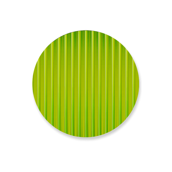 Capa Painel Redondo Ripado Verde Limão