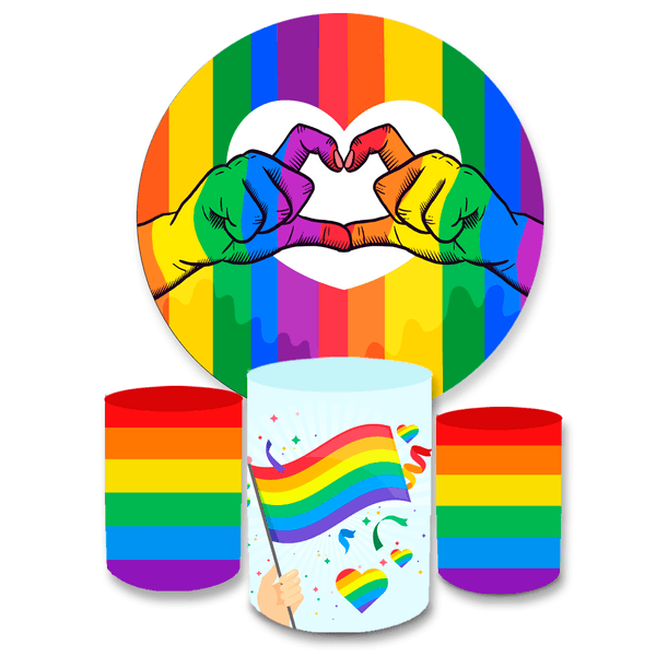 Kit Capa Painel + Trio Cilindros Love Lgbtqia 02