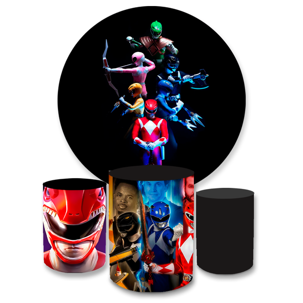 Kit Capa Painel + Trio Cilindros Power Rangers