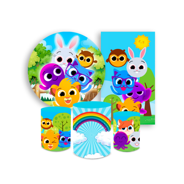 Kit Casadinho Bolofofos Arco Iris