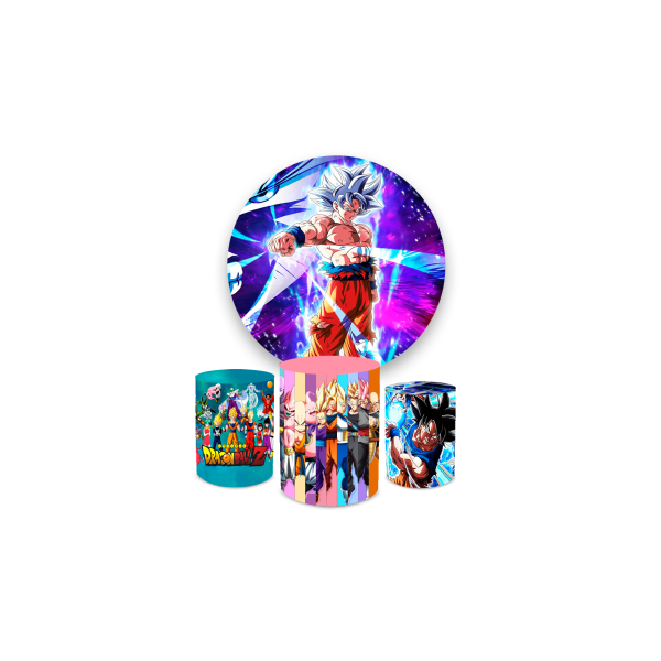 Kit Capa Painel + Trio Cilindros Dragon Ball Especial