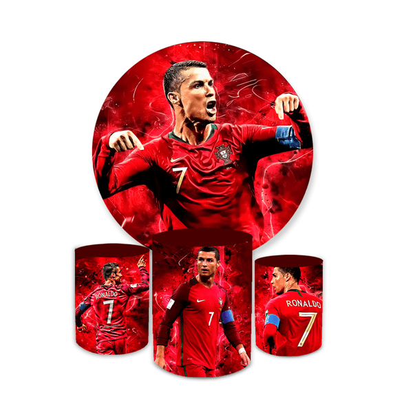 Kit Capa Painel + Trio Cilindros Cristiano Ronaldo