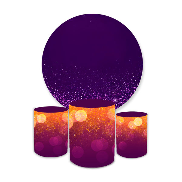 Kit Capa Painel + Trio Cilindros Roxo Com Asa