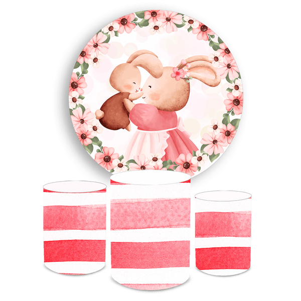 Kit Capa Painel + Trio Cilindros Família Coelho