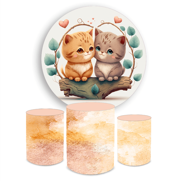 Kit Capa Painel + Trio Cilindros Gatinhos