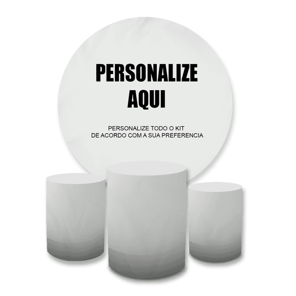 Kit Capa Painel + Trio Cilindros Personalizado