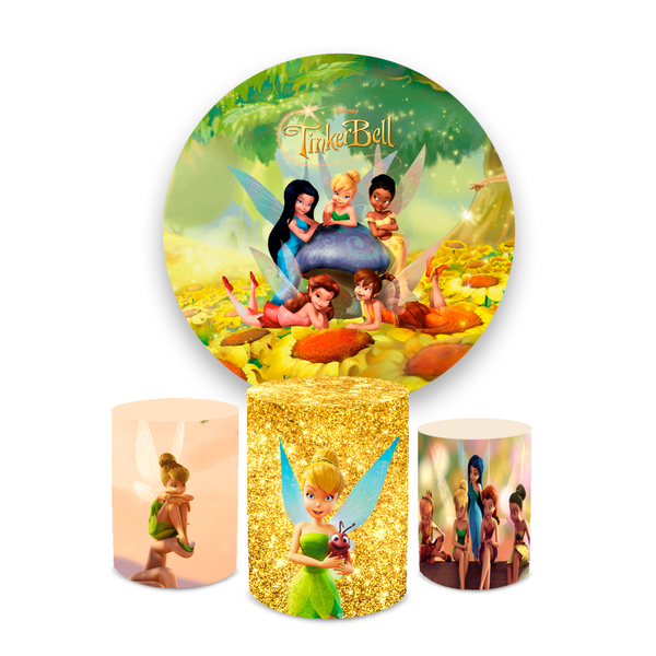 Kit Capa Painel + Trio Cilindros Tinker Bell