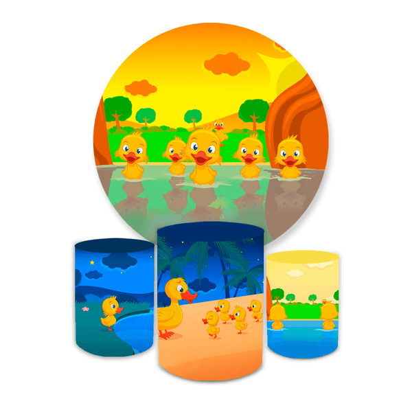Kit Capa Painel + Trio Cilindros 5 Patinhos