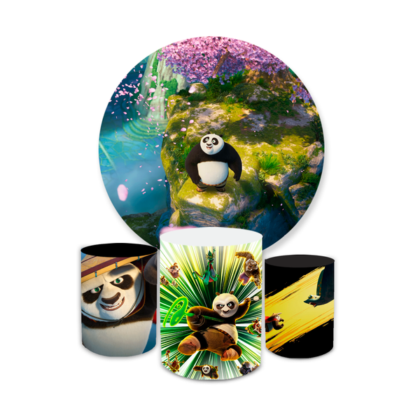 Kit Capa Painel + Trio Cilindro Kung Fu Panda 01