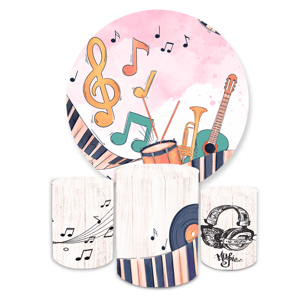 Kit Capa Painel + Trio Cilindro Nota Musical