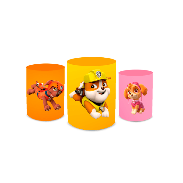 Kit Trio De Cilindros Patrulha Canina 01