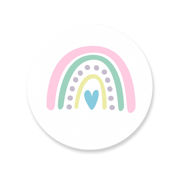 Capa Painel Redondo Arco Iris Boho 02