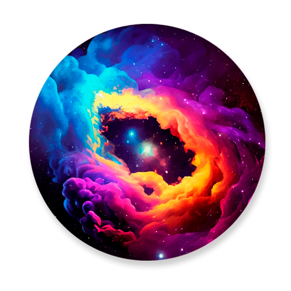 Capa Painel Redondo Universo Galáxia