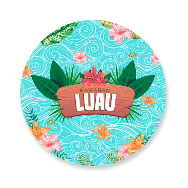 Capa Painel Redondo Luau Tropical