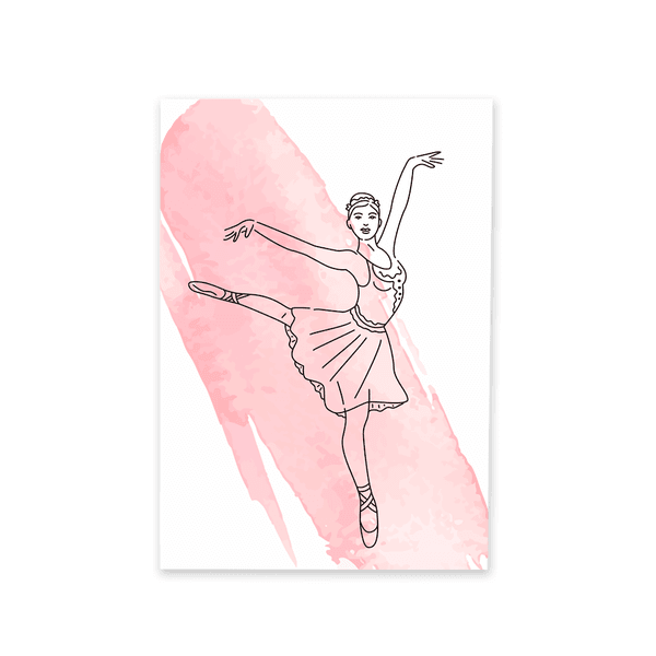 Capa Painel Retangular 1,0x2,0mts Decorativo Tema Bailarina Decoração Festa Menina