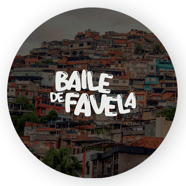 Capa Painel Redondo Decorativo Tema Baile de Favela Decoração Festa