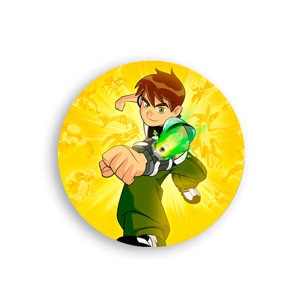 Capa Painel Redondo Decorativo Tema Ben 10 Decoração Festa Infantil Menino