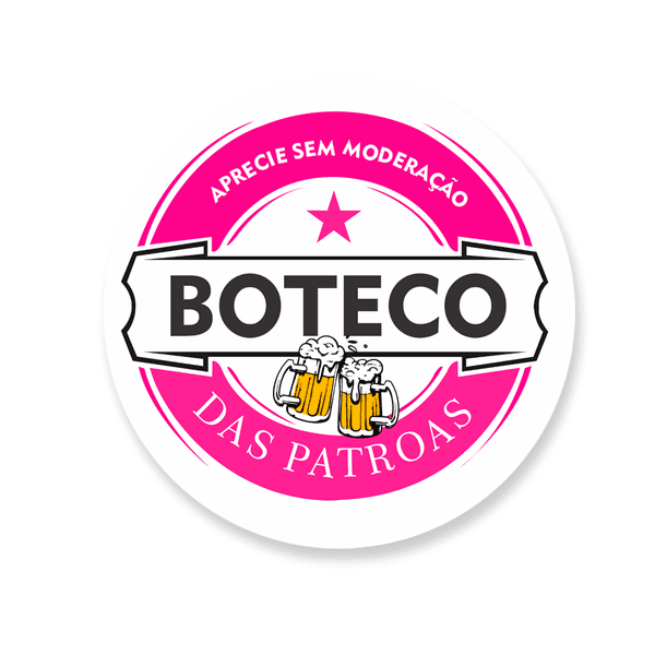 Capa Painel Redondo Decorativo Tema Boteco Decoração Bar