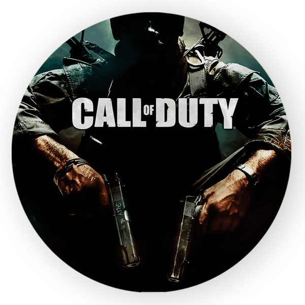 Capa Painel Redondo Decorativo Tema Call of Duty Jogo Decoração Festa Infantil