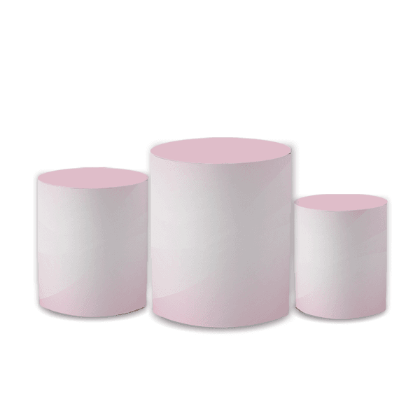 Trio Capas de Cilindros Sublimados Decorativo Tema Religioso Decoração Festa