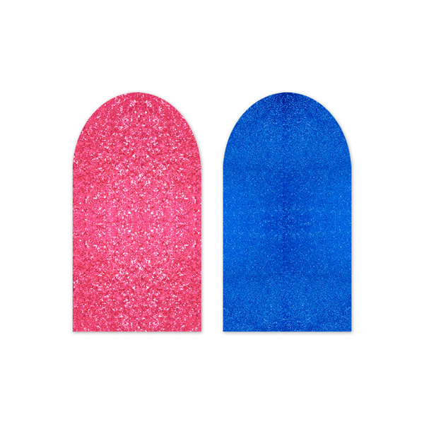 Capa Painel Romano Dupla Face Glitter Rosa e Azul