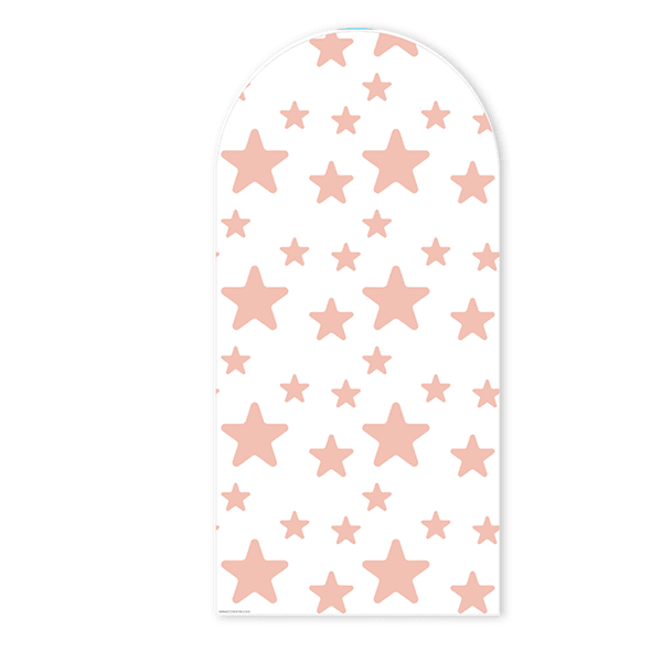 Painel Romano Veste Fácil Decoração Para Comemoração Festa de Aniversário Tema Estrelas