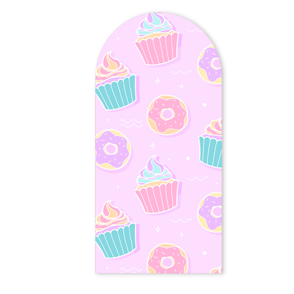 Painel Romano Veste Fácil Decoração Para Comemoração Festa de Aniversário Tema Confeitaria
