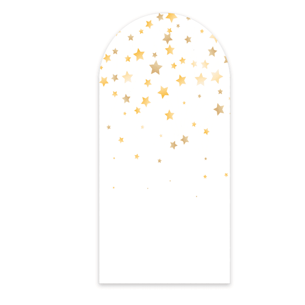 Painel Romano Veste Fácil Decoração Para Comemoração Festa de Aniversário Tema Estrelas