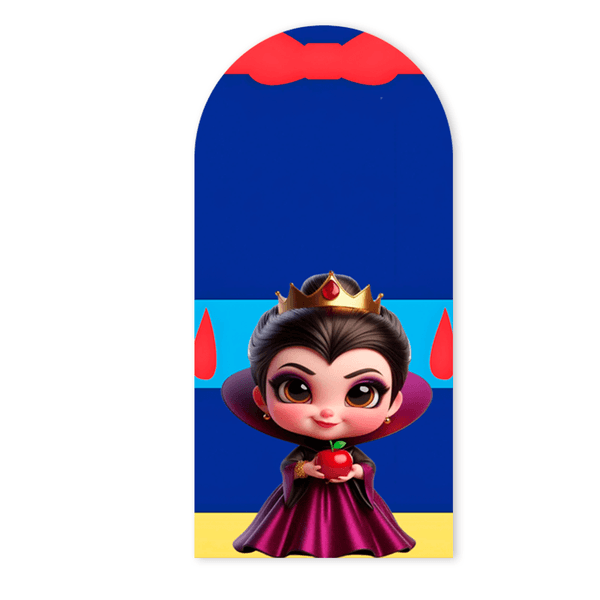 Painel Romano Veste Fácil Decoração Para Comemoração de Aniversário Branca de Neve