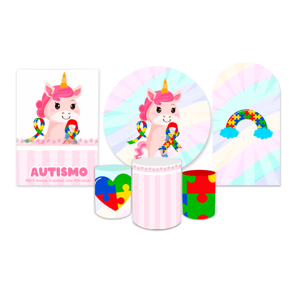 Kit Completo Unicórnio Autismo