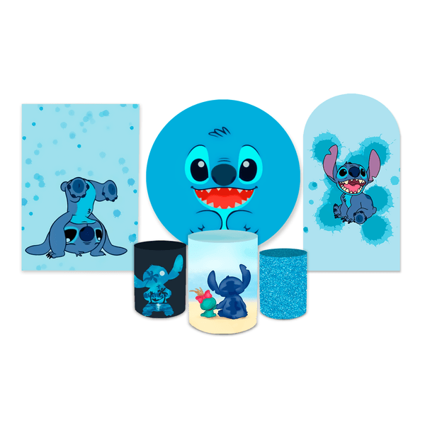 Kit Completo Stitch Azul
