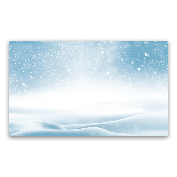 Painel Gigante Para Decoração 5 x 3 Neve 02